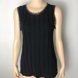 banana republic modal vertical stripe tank top size XS